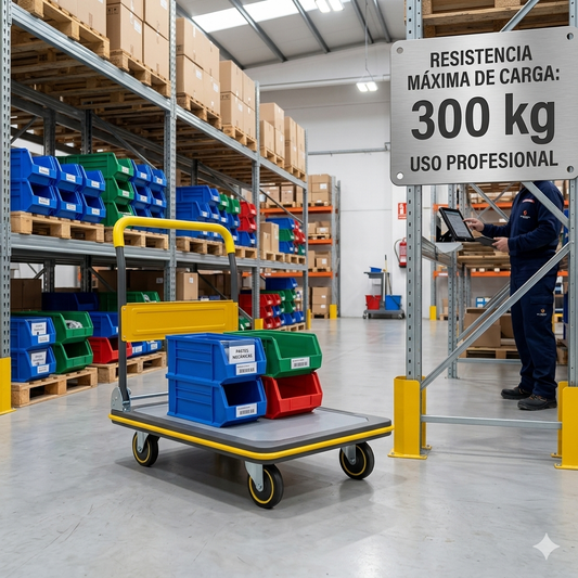 Carro Plegable 300kg de Acero premium