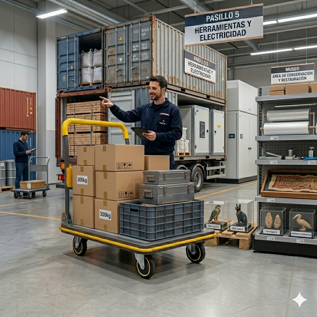 Carro Plegable 300kg de Acero premium