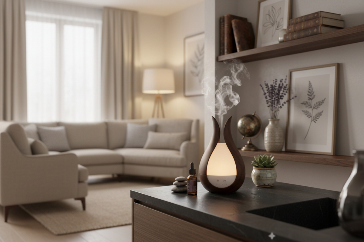 Banner Humidificador Madera