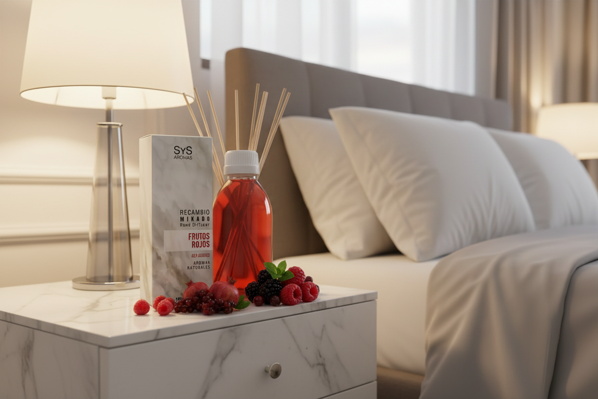 Difusor en dormitorio
