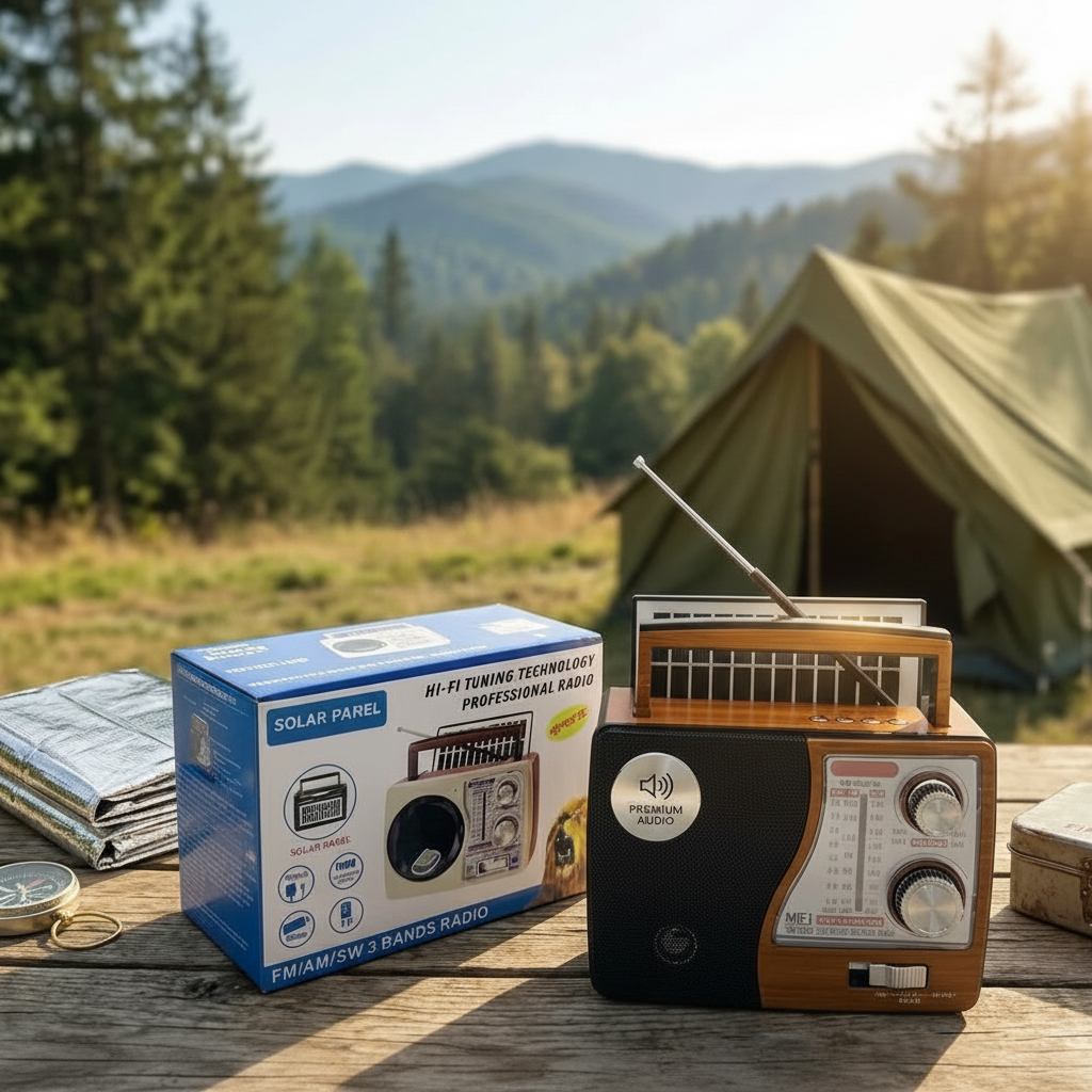 Radio Vintage Solar Dorada